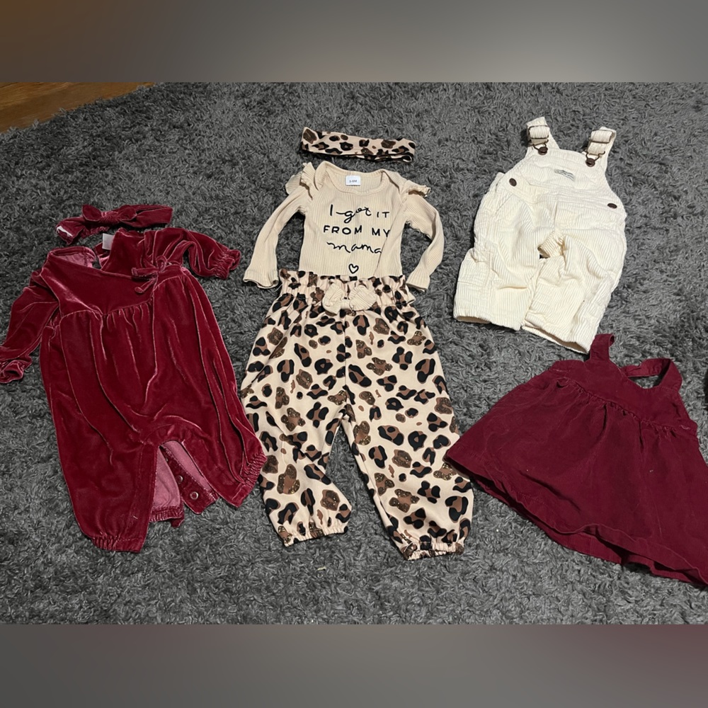 3 month old baby girl clothes BUNDLE